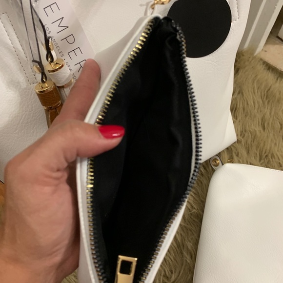 ⛔️SOLD⛔️Emperia genuine soft leather 3 pieces top zip tote - Picture 10 of 16